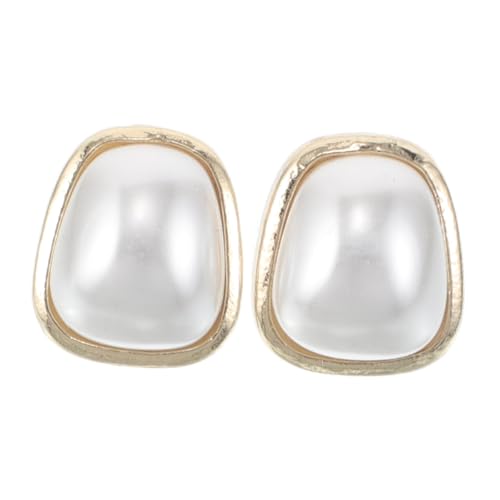 BESTYASH Ohrringe Minimalistisches Geometrisches Design Mit Kunstperlen Ohrstecker Schmuck Für Damen Einzigartige Modische Französisch Retro von BESTYASH