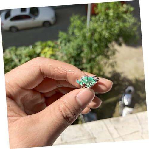 BESTYASH Stimmungssensitiver Verstellbarer Elefantenring Damen Schmuck Langlebig Antirostend Modisch Kreatives Geschenk für Frauen Mädchen von BESTYASH