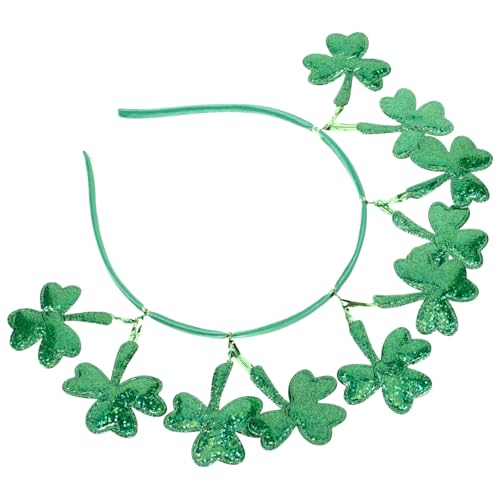 BESTYASH Patrick Day Shamrock Haarband Grünes Party Zubehör Dekoratives Stirnband Für Patrick Day Vielseitiger Haarschmuck Für Festivals Nightclubs Und Tanzveranstaltungen von BESTYASH
