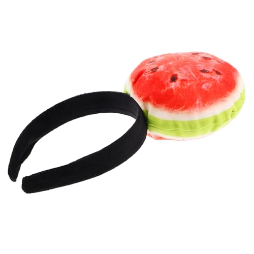 BESTYASH Wassermelonen-haarreif Aus Plüsch Für Sommerpartys Foto-requisiten Für Automaten Süßes Stirnband Als Kostüm-accessoire Und Partygeschenk von BESTYASH