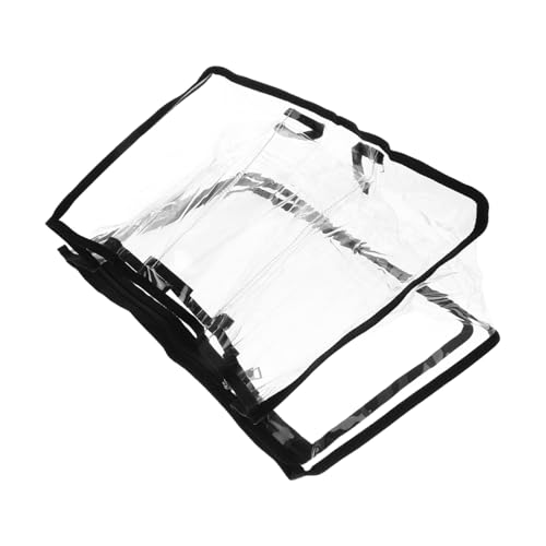 BESTYASH Strandtasche Aus PVC Mit Fächern Transparente Aufbewahrungstasche Leichtes Taschenfutter Für Reisen Große Durchsichtige Organizer-Tasche Für Strandutensilien Und Bademode von BESTYASH