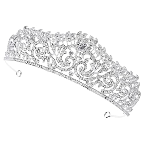 BESTYASH Stirnband Mit Strass Für Braut Tiara-krone Zur Hochzeit Retro-kopfschmuck Aus Legierung Glitzerndes Stirnband Für Partydekoration von BESTYASH