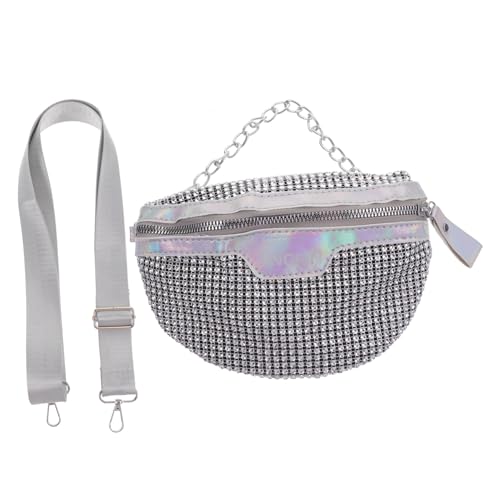 BESTYASH Glänzende Hüfttasche Für Damen Gürteltasche Mit Glitzer Hüfttasche Aus Hochwertigem Material Tasche Zum Aufbewahren Von Handy Und Schlüsseln Für Reisen Und Einkaufen von BESTYASH