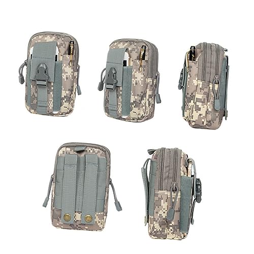 BESTYASH Outdoor Gürteltasche Taktische Hüfttasche Im Camouflage-Design Geeignet Für Handy Schlüssel Und Geldbörse Für Camping Und Wandern von BESTYASH