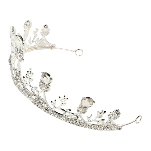 BESTYASH Königinnenkrone Mit Strass Für Braut Hochzeit Brautschmuck Damen Stirnband Kristallkronen Accessoires Prinzessinnen-tiara-kopfschmuck von BESTYASH