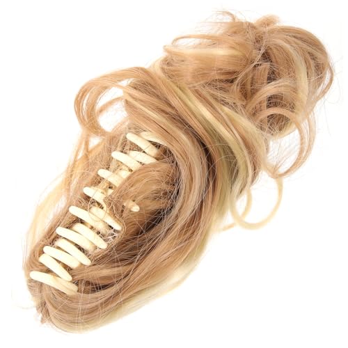 BESTYASH Tiger klemmt den des Pferdes lockig lang Haarerweiterung für Frauen Farbe MS Erweiterungen Haarverlängerungsclips für Frauen Ponytail in Pferdeschwanz Hochtemperaturdraht von BESTYASH