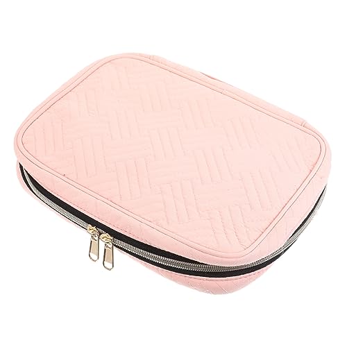BESTYASH Tragbare Schmuckaufbewahrungsbox Schmuck Organizer Für Halsketten Armbänder Ohrringe Ringe Kleiner Reiseetui Aus Polyester in Pink Für Damen von BESTYASH