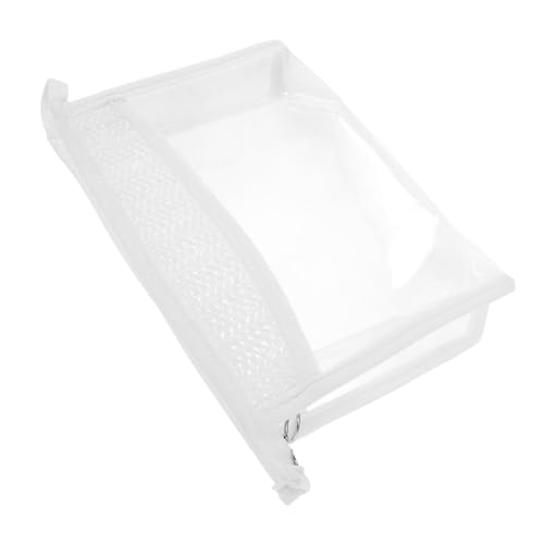 BESTYASH Transparente Kosmetiktasche mit Glattem Reißverschluss PVC Makeup Bag Reise Organizer für Handgepäck Doppelte Reißverschlüsse TSA gerecht Praktische Aufbewahrung für Damen von BESTYASH