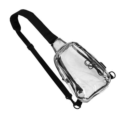 BESTYASH Transparente Tasche Für Damen Durchsichtige Sling Bag Für Stadion Transparente Umhängetasche Für Freizeit Sport Und Einkaufen Leicht Und Praktisch Tragbar BESTYASH Transparente Tasche Für Damen Durchsichtige Sling Bag Für Stadion Transparente Umhängetasche Für Freizeit Sport Und Einkaufen Leicht Und Praktisch Tragbar von BESTYASH