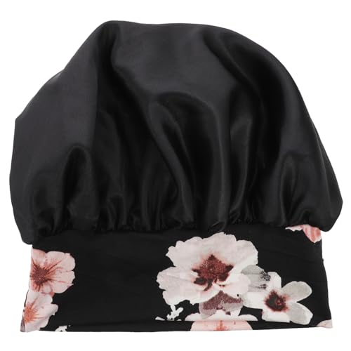 BESTYASH Ultraweiche Satin Schlafhaube mit Breiter Krempe Haarschutz Nachtmütze für Damen für Verschiedene Haarlängen und Bequeme und Atmungsaktive Haarpflegehaube von BESTYASH