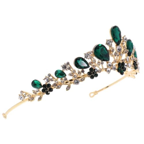 BESTYASH Wasserdichte Kristallkrone Damen Haarschmuck Braut Diadem Strass Tiara für Hochzeit Festliche Anlässe und Partys Leicht Elegant und Langlebig Geschenkidee für Frauen und Mädchen von BESTYASH