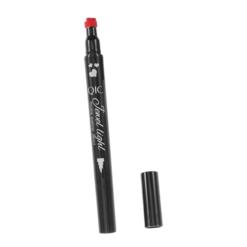 BESTYASH Wasserdichter Roter Eyeliner Stift mit Doppeltem Kopf Schnell Trocknend Wischfest Flüssig und Stempel Hochpigmentiert Vielseitiges Eye Makeup Tool für Präzise und Dekorative von BESTYASH