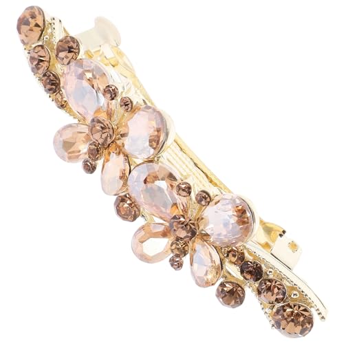 BESTYASH Haarspange Mit Strasssteinen Für Damen Funkelnde -haarspange Zartes Schmetterlingsdesign Sicherer Für Dickes Haar Modischer Haarstyling-accessoire von BESTYASH