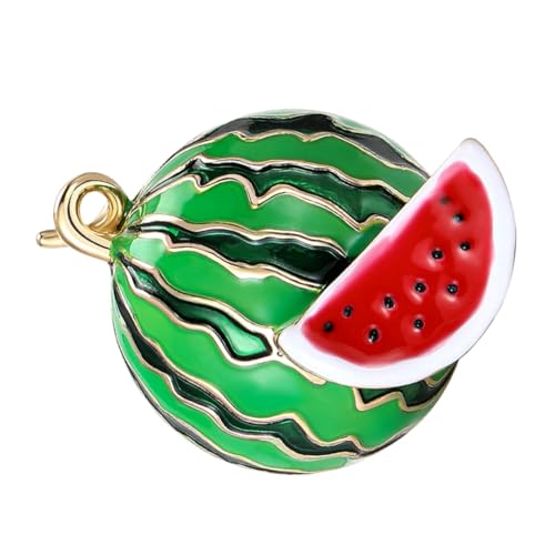 BESTYASH Wassermelonen Brosche Emaille Anstecknadel für Frauen Niedliche Fruchtbrosche für Kleidung Rucksäcke Hüte Geschenkbox für Besondere Anlässe Sicheres Styling und Modisches von BESTYASH
