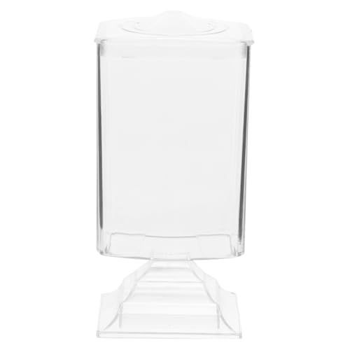 BESTYASH Wattepad-behälter Organizer Für Make-up-pads Quadratischer Wattepad-halter Behälter Spender Aufbewahrungsregal Für Kosmetik Wattepad-spender Halter Für Make-up-pads Badezimmerkanis von BESTYASH