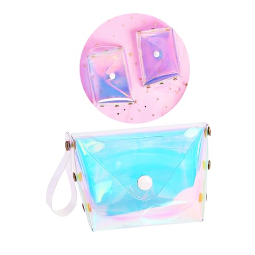 BESTYASH Transparentes Geldbeutel-datenkabel Quadratisches Münzfach Tragbare Kopfhörer-Tasche Wasserdichtes Design Für Schule Shopping Und Reisen von BESTYASH