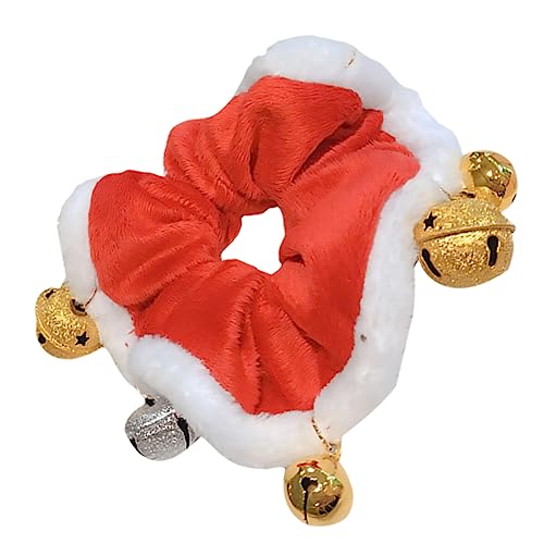 BESTYASH Weihnachtliche Haarschleife mit Glocke Rotes Korallfleece Haarband Dekorativer und Bequemer Ponytail Holder für Festliche Frisuren Haarschmuckzubehör für Frauen und Mädchen BESTYASH Weihnachtliche Haarschleife mit Glocke Rotes Korallfleece Haarband Dekorativer und Bequemer Ponytail Holder für Festliche Frisuren Haarschmuckzubehör für Frauen und Mädchen von BESTYASH