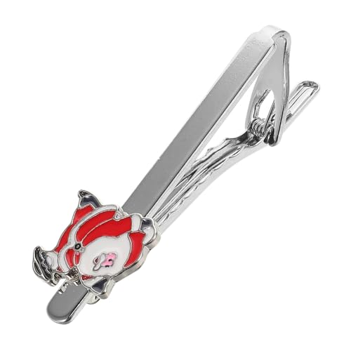 BESTYASH Krawattenklammer Für Männer Mit Weihnachtsmann-motiv Dekorativer Krawattenclip Aus Praktisches Accessoire Für Anzüge Und Feiertage von BESTYASH