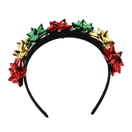 BESTYASH Weihnachts-haarband Mit Schleife Für Frauen Farbenfrohes Glitzerndes Design Accessoire Für Festlichkeiten Und Feiern Bequemer Sitz Für Weihnachtsfeiern Und Festliche Anlässe von BESTYASH