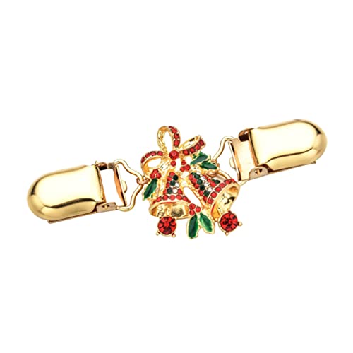 BESTYASH Weihnachtspullover-clip Strass-glocken-corsage-clip Für Weihnachts-strickjacke Schal-zubehör von BESTYASH