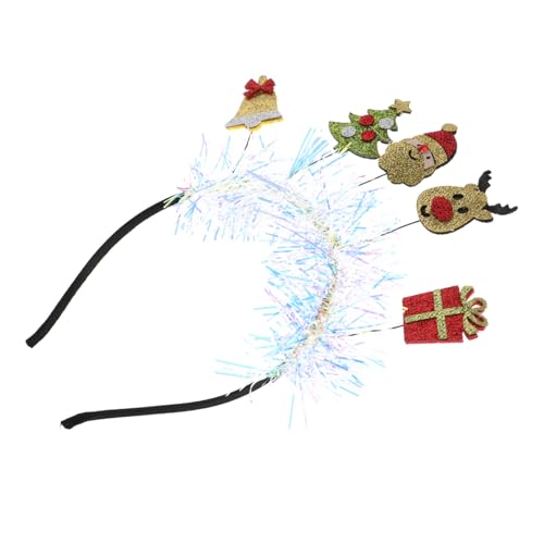 BESTYASH Weihnachtsstirnband Weihnachtskopfkissen Weihnachtsfeier Gefallen Lustige Weihnachtsstirnbänder Urlaub Stirnbänder Weihnachtsfrühlingsstirnband Weihnachtskopfbedeckung Das Haustier von BESTYASH