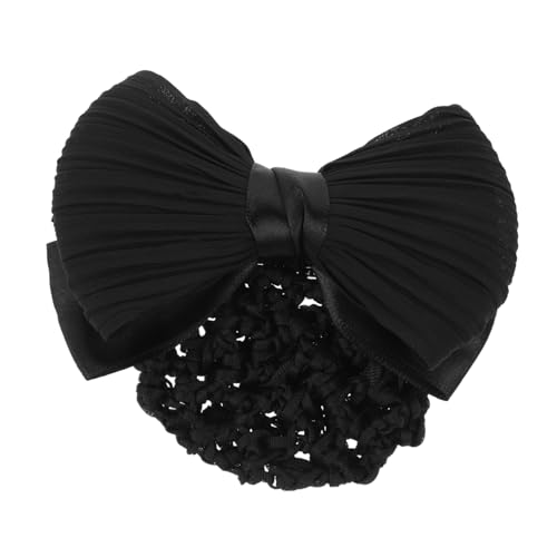 BESTYASH karriere kopf blume Haarknotennetz Haarknoten-Accessoires für Frauen Haarzubehör Pferdeschwanz Haarschmuck Mädchen Haarschmuck für Frauen Brötchen Netz dutt haarnetz Stoff Schwarz von BESTYASH