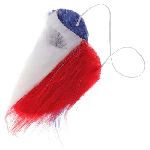 BESTYASH Fake Beard Für Independence Day Realistischer Kunstbart Für Cosplay Partys Und Kostüme Einfache Anwendung Langlebig Und Hautfreundlich von BESTYASH