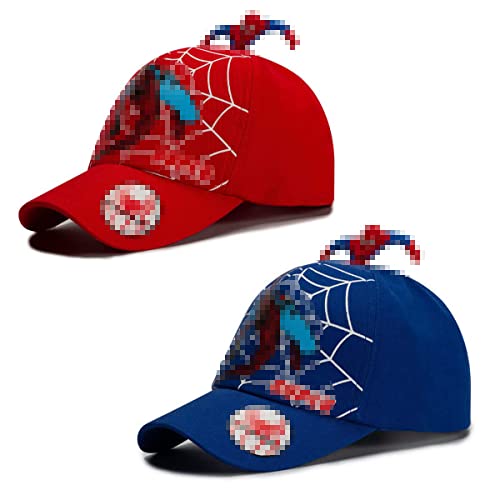 Kinder Baseball Cap, 2PCS Baseball Kappe Sommer Kinder Baseballkappe Verstellbar Sport Cap Sonnenhut Sommerhut für Jungen Mädchen, 2-8Jahren von BESTZY