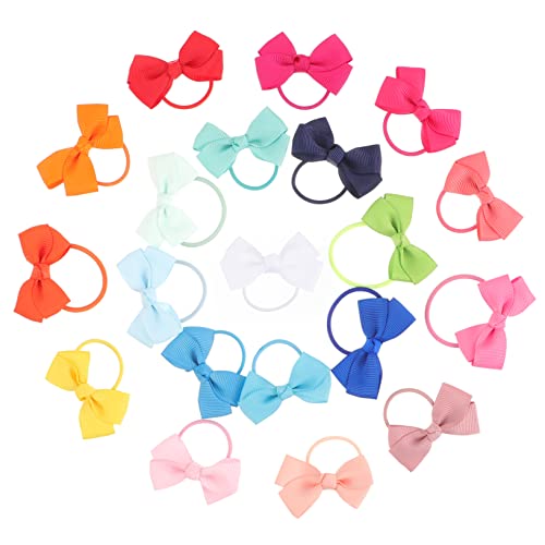 40St -Haarschleifen Haarkreisband Mädchen beugt sich für Haare Haarseile für Kinder elastische Haarringe Zöpfe haarschmuck haargummis Haarseile für Mädchen Fadengewebe BESTonZON von BESTonZON