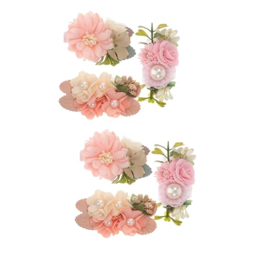 6 Stück Blumen Haarspange Kinder Haarspangen Für Mädchen Haarspangen Haarnadel Haar Accessoire Für Mädchen Haarschleifen Mädchen Kleine Haarspangen Für Mädchen BESTonZON von BESTonZON
