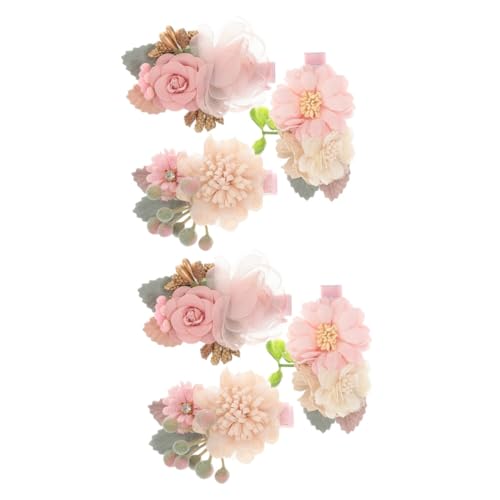 6 Stück Blumen Haarspangen Kinder Haarspangen Für Mädchen Haarnadeln Für Kleinkinder Für Mädchen Haarschleifen Haar Accessoires Für BESTonZON von BESTonZON