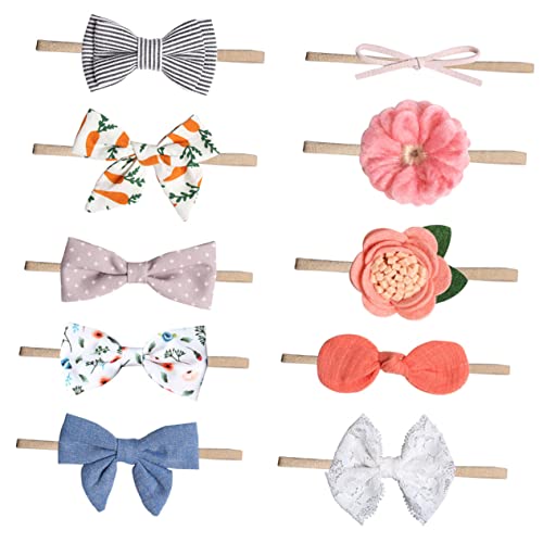 BESTonZON 1 Satz 10 Stk Stirnband Stirnbänder Für Kinder Urlaubsstirnbänder Für Neugeborene Kinderanzug Haarband Für Kleinkinder Stirnbänder Mit Schleifen Für Babys -kit Nylon BESTonZON 1 Satz 10 Stk Stirnband Stirnbänder Für Kinder Urlaubsstirnbänder Für Neugeborene Kinderanzug Haarband Für Kleinkinder Stirnbänder Mit Schleifen Für Babys -kit Nylon von BESTonZON