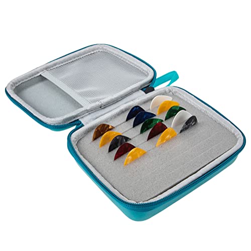 BESTonZON 1 Satz Pick-Box-Picks Koffer Für Gitarrenplektren E-Gitarren-zubehör Ukulele-Picks Plektrumbehälter Tragbare Gitarre Tragetaschen-Organizer Gitarrenanhänger Banjo Ring Haupt Eva von BESTonZON