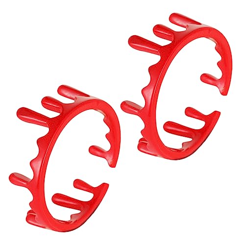 BESTonZON 1 Satz Spooky Blood Ring Verstellbare Halloween Party Ringe Kostümzubehör Für Gruselige Anlässe Für Cosplay Und Maskeraden 2 Stück von BESTonZON