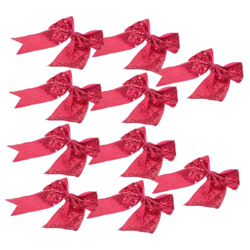 BESTonZON 10stücke Cheerleader-haarschleifen Mit Elastik Dekorative Haar-bögen Für Sport Und Alltag Haarbänder Für Mädchen Und Frauen von BESTonZON