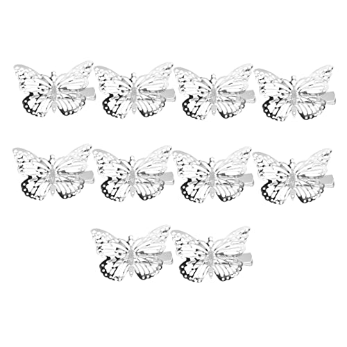 BESTonZON 10stücke Metall-schmetterlings-haarspangen Für Frauen Haarklammern Haaraccessoires Für Geburtstagsfeiern Hochzeiten Und Besondere Anlässe von BESTonZON