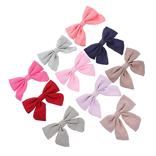 BESTonZON 10stücke Teiliges Haarspangen Für Mädchen Bunte Elegante Haarbänder Und Clips Für Kleinkinder Und Frauen Accessoires Für Festlichkeiten Und Alltag von BESTonZON
