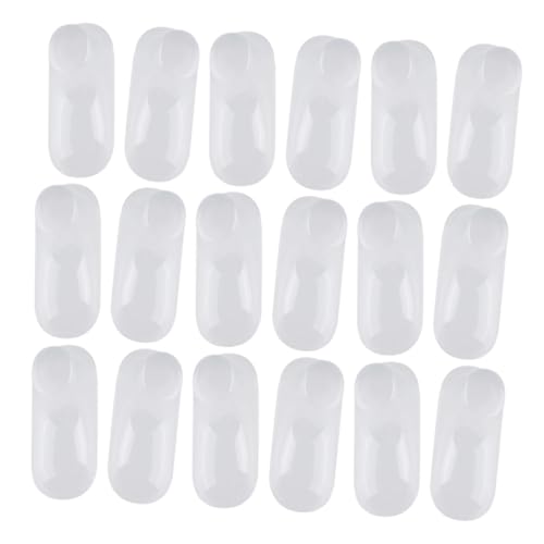 BESTonZON 100 Stück Teiliges Transparente Babyschuhhalter aus Kunststoff Flexible Babyfußmodelle als Schuhspanner und Sockenhalter Langlebige Schuhformer für Kleinkindschuhe und Babysocken von BESTonZON