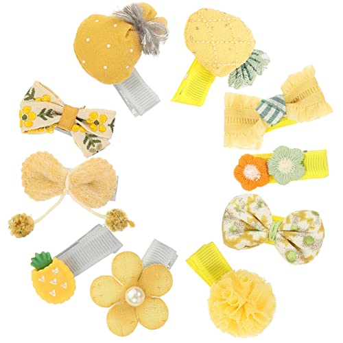 BESTonZON 10stücke Süße Haarspangen Für Mädchen Haarschmuck Accessoires Zum Tragen Im Alltag Für Feiertage Hochzeitstanz Leicht Robust Und Langlebig Für Kleinkinder Und Neugeborene von BESTonZON