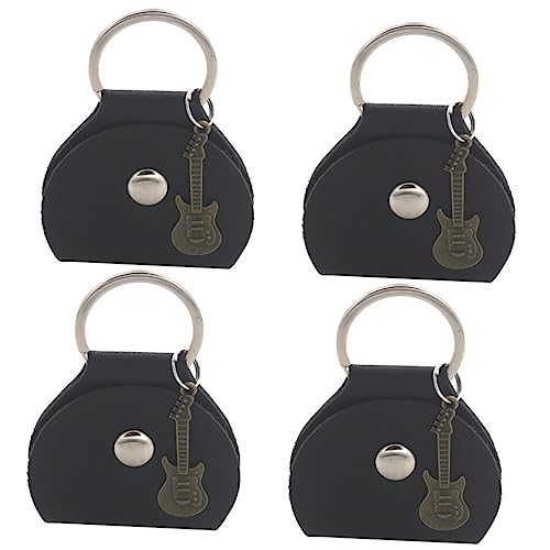 BESTonZON 12 STK Tasche Für Gitarrenpicks Schlüsselanhänger Für Kinder Plektrumhalter Für Gitarre Fall Für Gitarrenplektren Tasche Für Gitarren-plektren Schlüsselbund Wagen Pu Koffer von BESTonZON