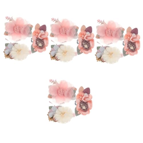BESTonZON 12 Stück Blumen Haarspangen Haar Accessoires Mädchen Clips Kleine Haarspangen Für Mädchen Kinder Haarnadel Haarblumen von BESTonZON