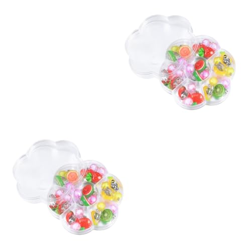 BESTonZON 14 Paare Fruchtohrringe für Mädchen party zubehör kinder partyzubehör kinder hypoallergene ohrringe clip earrings gifts for Ohrstecker für Mädchen Obst Spielzeug von BESTonZON