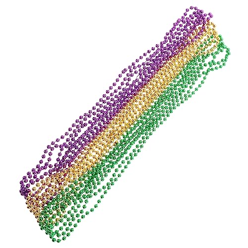 BESTonZON 15 Stück Bunte Teilige Perlenhalsketten für Partys Festliche Dekoration Leicht Strapazierfähig für Karneval und Feierlichkeiten von BESTonZON