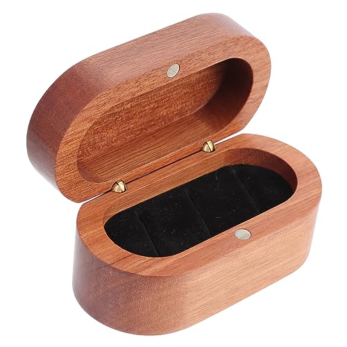 BESTonZON 1stück Tragbare Gitarren-Pick-aufbewahrungsbox Aus Holz Praktischer Organizer Für Plektren Leicht Zu Tragen Für Gitarre Ukulele Und Bass Geschenkidee Für Musiker von BESTonZON