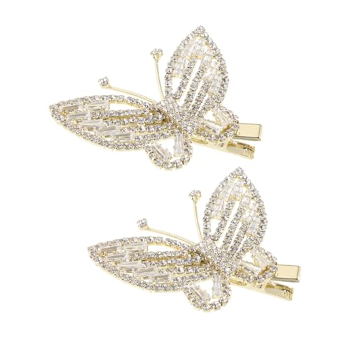 BESTonZON Elegante Schmetterlings-haarspangen Mit Strasssteinen Für Mädchen Und Frauen Metall-clip Haarspange Schmetterling BESTonZON Elegante Schmetterlings-haarspangen Mit Strasssteinen Für Mädchen Und Frauen Metall-clip Haarspange Schmetterling von BESTonZON