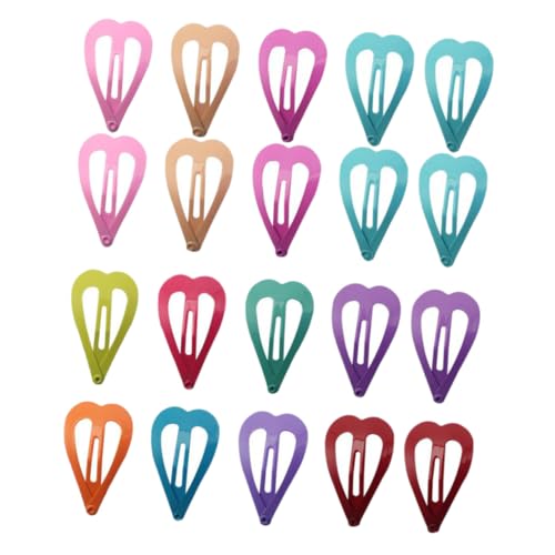 BESTonZON 20 Stück Teiliges Bunte Haarklammern für Mädchen Rutschfeste Pet Haarspangen aus Metall Niedliche Haarschmuck Clips für Junge Mädchen und Langlebig und Vielseitig Zufällige Farbe von BESTonZON