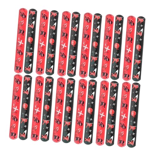 BESTonZON 24stücke Ninja Schlag Armbänder Für Junge Mädchen Party Schlagbänder Mit Ninja Motiven Praktische Und Tragbare Schlagarmbänder Als Geschenke Und Dekorationen von BESTonZON