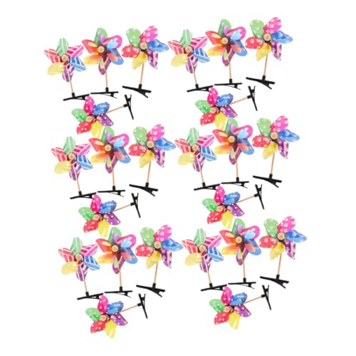 BESTonZON 25stücke Windrad Haarklammern Süße Haaraccessoires Für Mädchen Und Frauen Für Geburtstagsfeiern Schule Und Freizeit Leichte Und Praktische Haarclips Für Jeden Anlass von BESTonZON