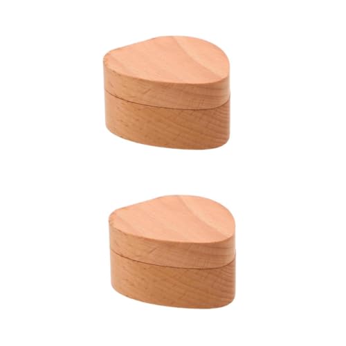 BESTonZON 2er-Box Plektrumkoffer Ukulele Pick Storage Organizer Fall Auswählen Pick-Halter Behälter Für Gitarrenplektren Gitarrenzubehör Halter Für Gitarrenpickel Yellow Holz von BESTonZON