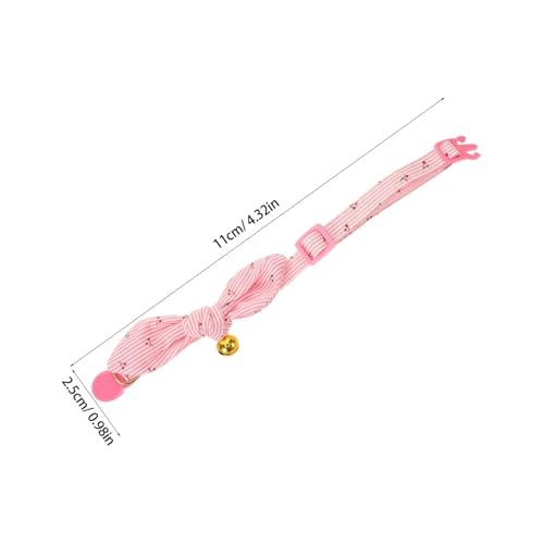 BESTonZON 2stücke Hundehalsband Verstellbar Für Welpen Süße Blumenketten-halskette Mit Glocken Für Mittelgroße Haustiere Stylisches Party-schmuck Für Mädchen-welpen Einfach Zu von BESTonZON